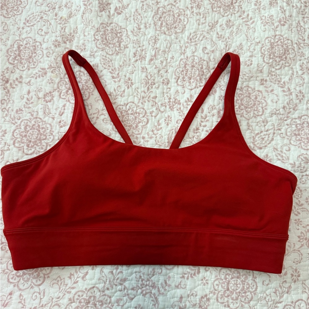 Vuori orange/ Red Sports Bra